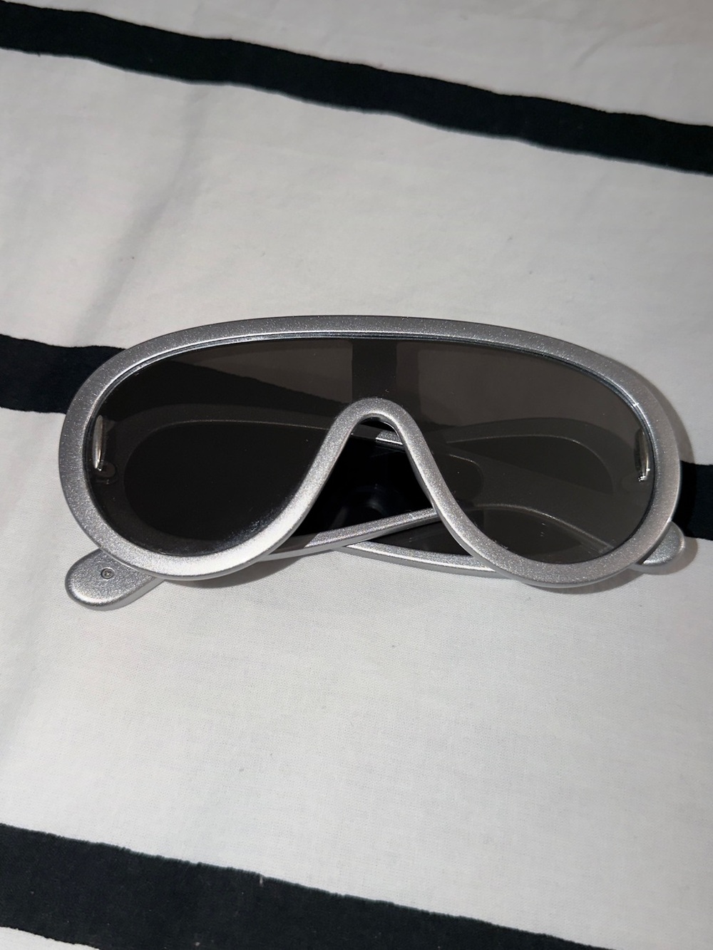 Silver Aviator Sunglasses